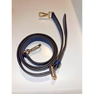 MICHAEL KORS Navy Leather Gold Hardware Adjustable Crossbody Strap Replacement
